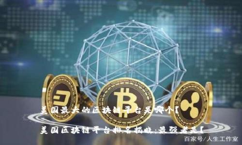 美国最大的区块链平台是哪个？

美国区块链平台排名揭晓：最强者是？